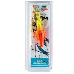 Kinetic Sabiki Pro rig 90g - Yellow Glitter/Red Target